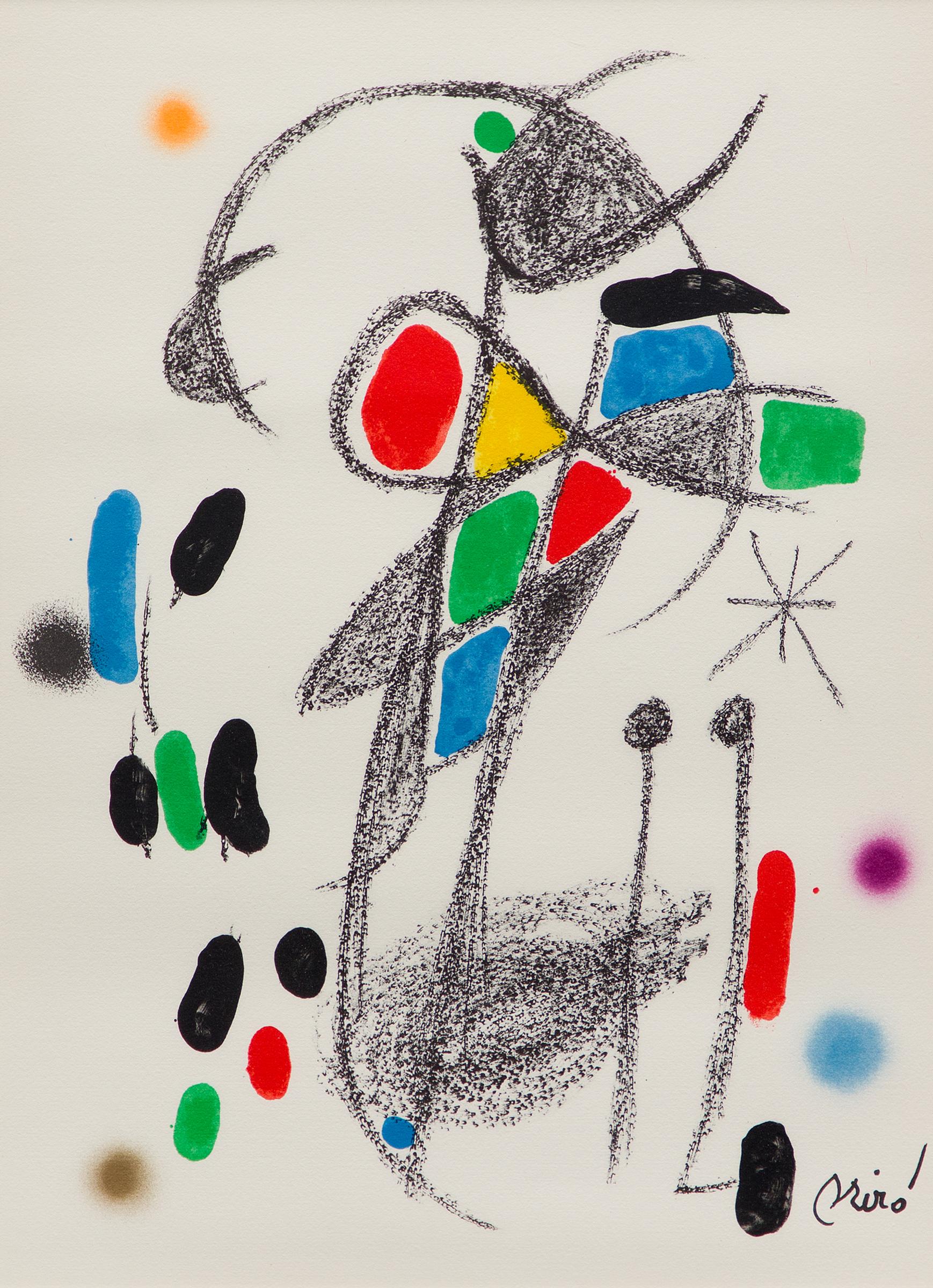 Joan Miró (1893-1983) - Maravillas con Variaciones Acrósticas 18, 1975