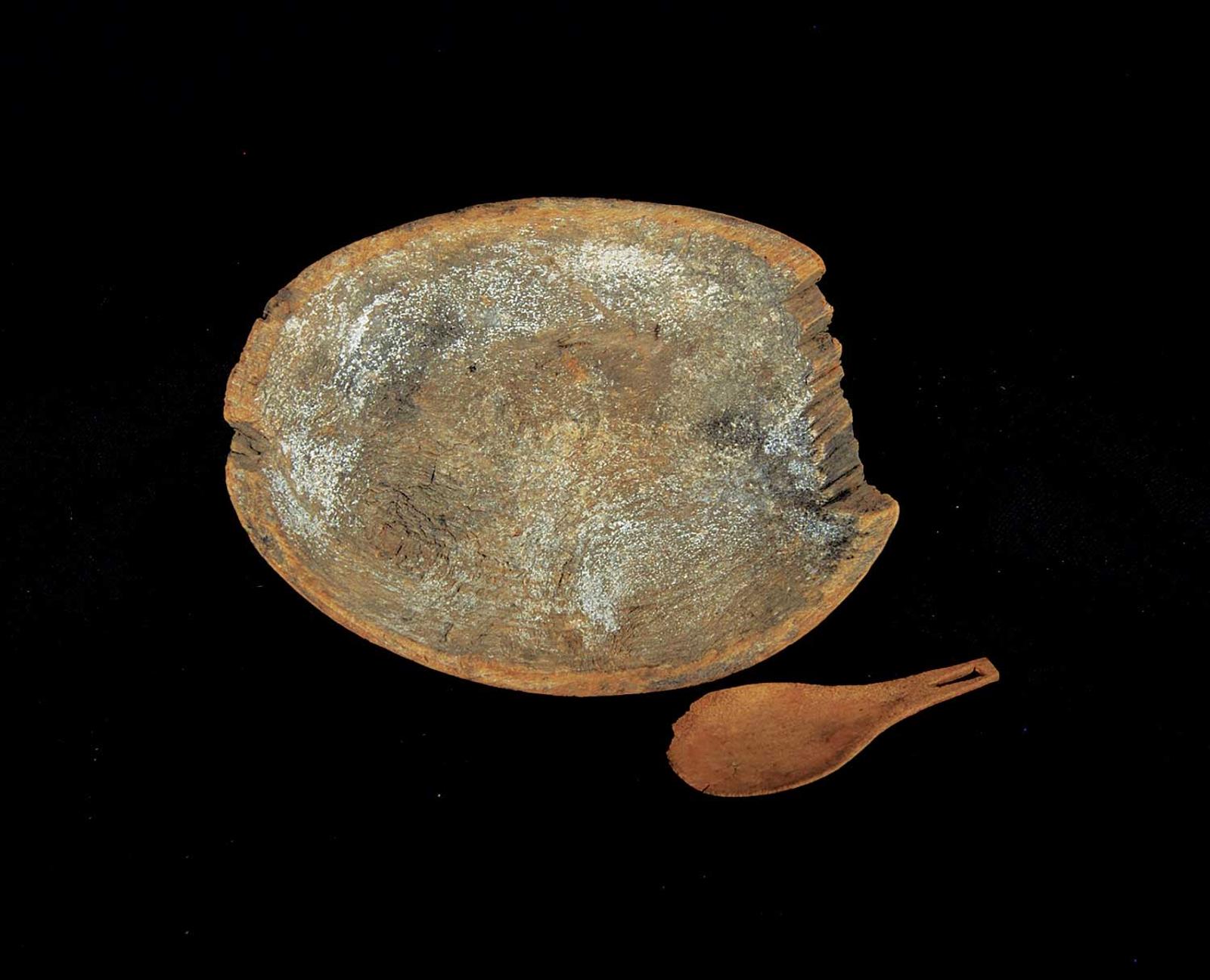 First Nations Basket School - Hand Carved Bowl and Miniature Spoon