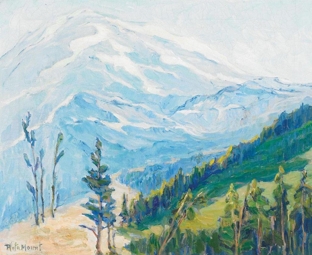 Rita Mount (1888-1967) - Mt. Rainier