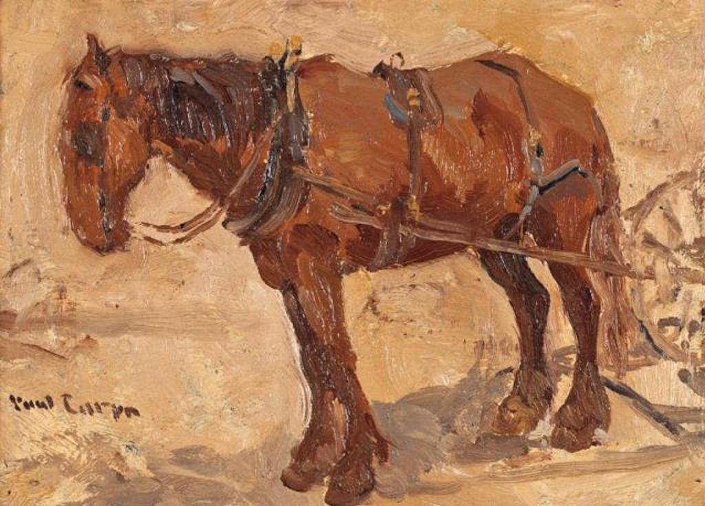 Paul Archibald Octave Caron (1874-1941) - Study of a Horse