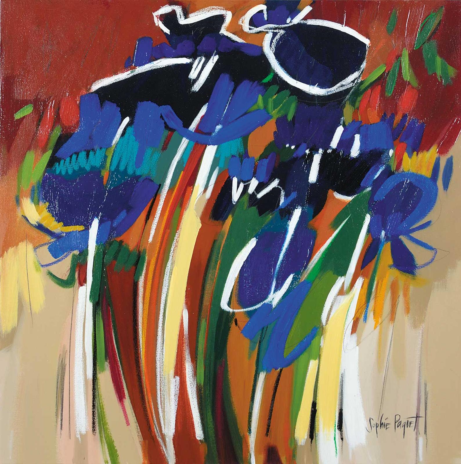 Sophie Paquet (1963) - Untitled - Blue Bouquet