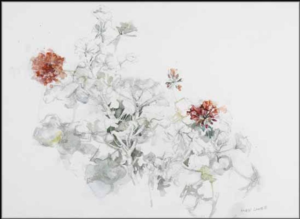 Molly Joan Lamb Bobak (1922-2014) - Geraniums