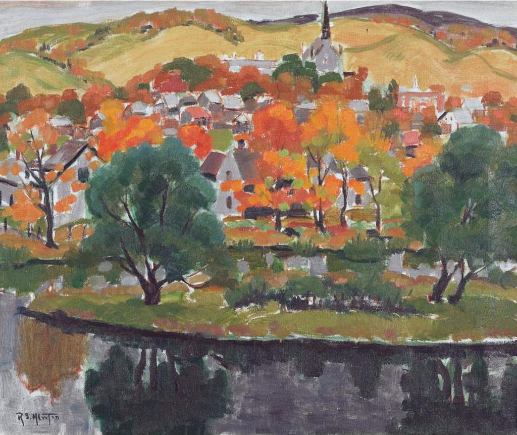 Randolph Stanley Hewton (1888-1960) - Quebec Village, Autumn