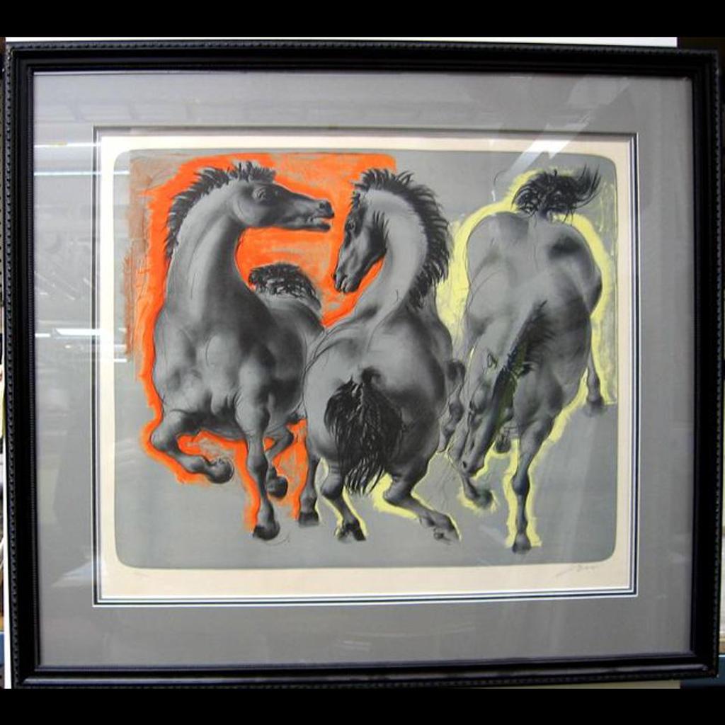 Hans Erni (1909-2015) - Untitled (Three Horses)