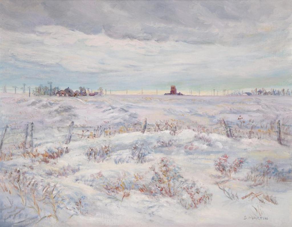 Dorothy Martin (1909-1984) - Untitled - Snowy Landscape