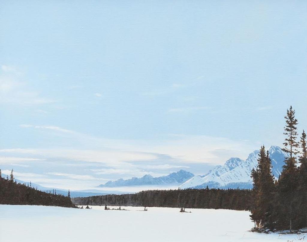 Ted Raftery (1938) - Evening Sky, Kananaskis Valley; 1981