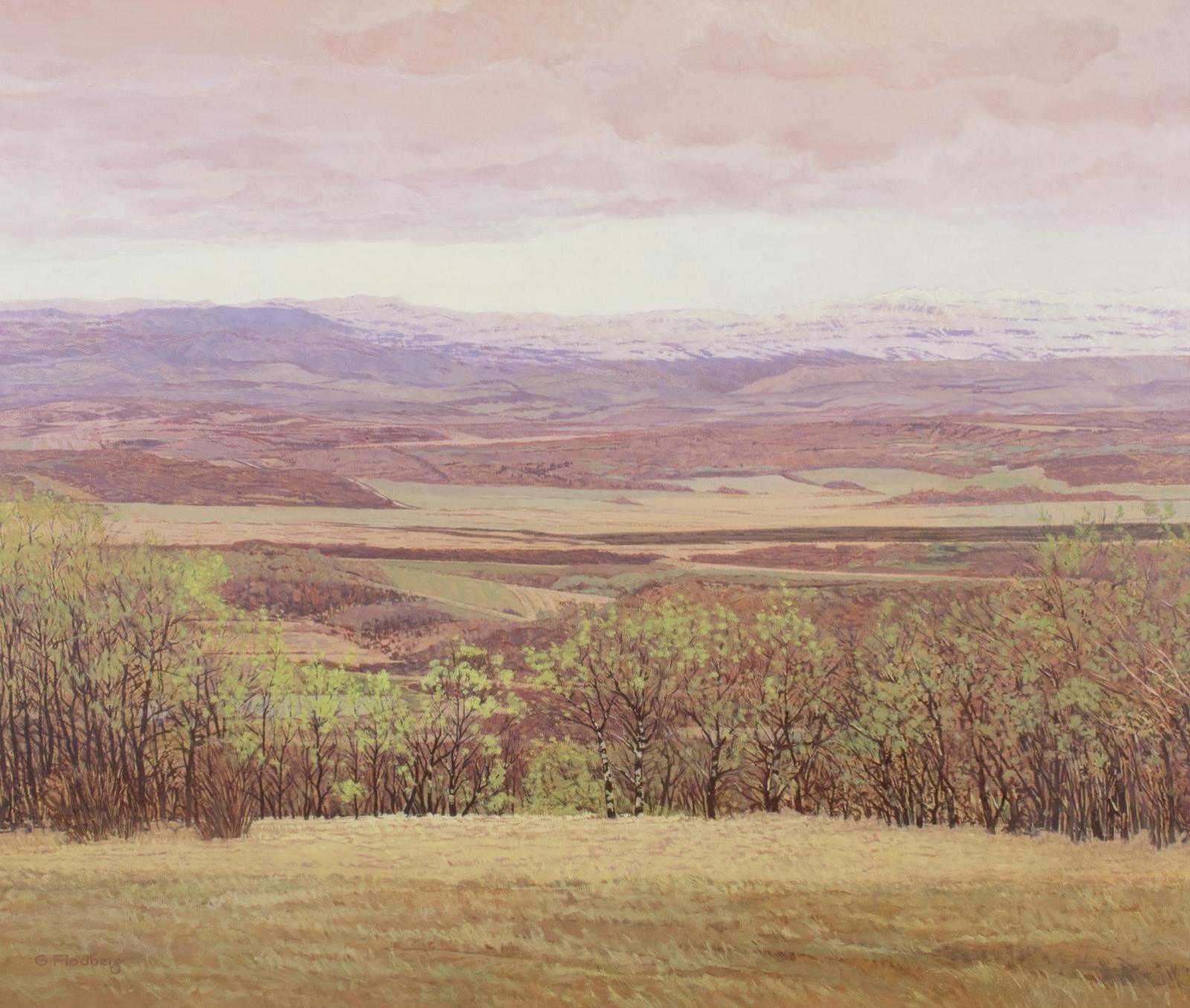 Gilbert A. Flodberg (1938) - Spring Chinook Tapestry (A. C. Leighton Centre View)