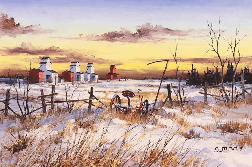 Georgia Jarvis (1944-1990) - Prairie Sunrise