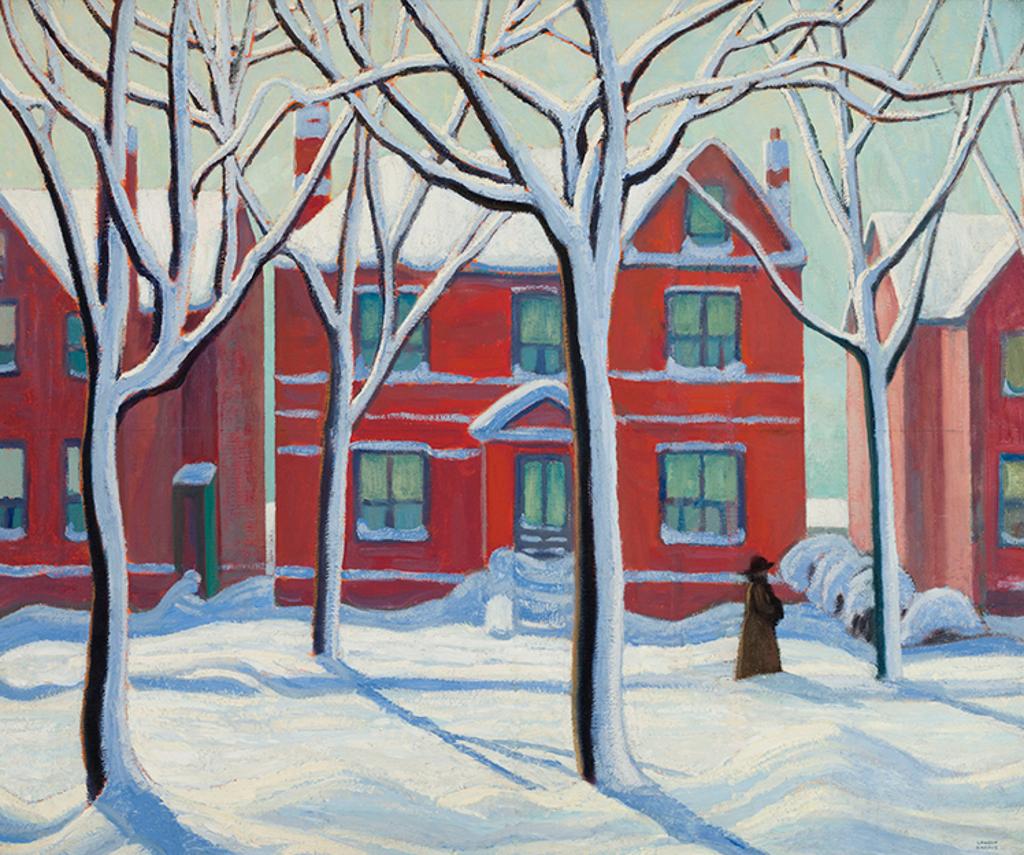 Lawren Stewart Harris (1885-1970) - House in the Ward, Winter, City Painting No. 1