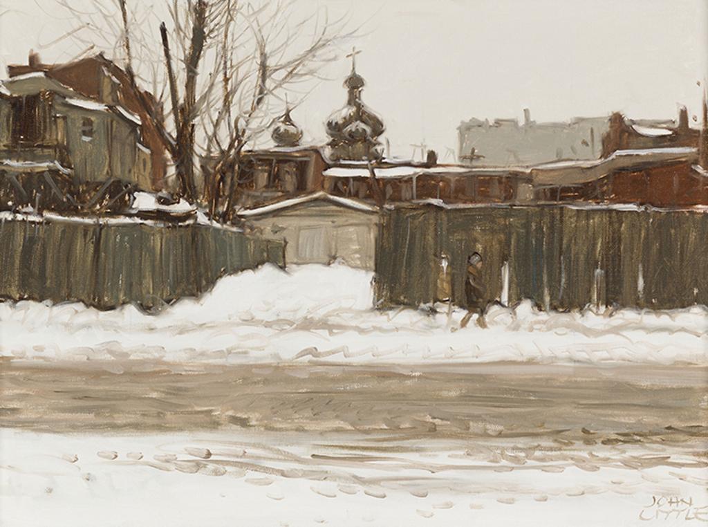 John Geoffrey Caruthers Little (1928-1984) - Rue Mullins d'autrefois Pointe St. Charles Montreal