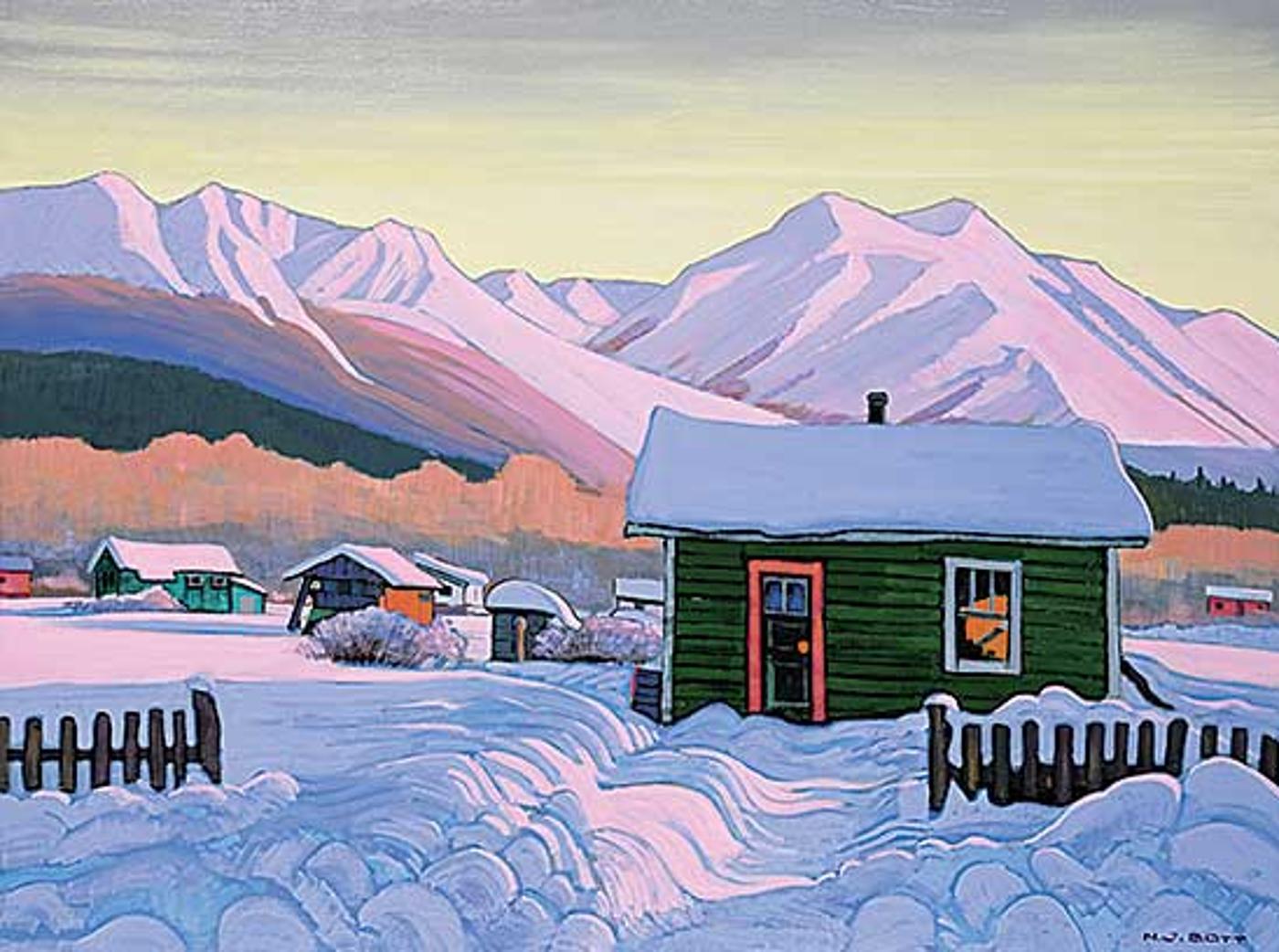 Nicholas Johannes Bott (1941-2021) - Winter Native Village