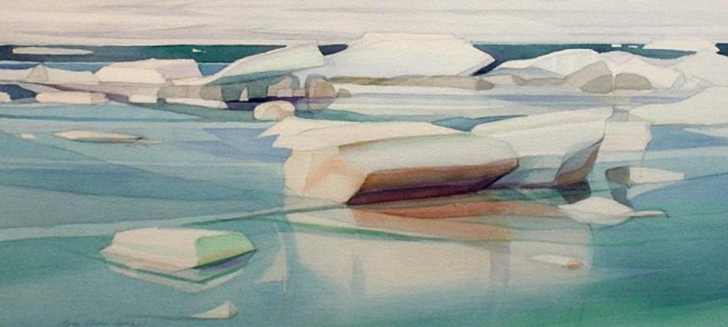 Mary Anne Ludlam (1931-2016) - Drifting Ice #2