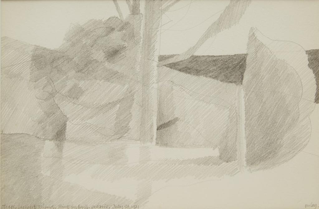 Toni (Norman) Onley (1928-2004) - Trees, Lookout Island, Pointe au Baril, Ontario