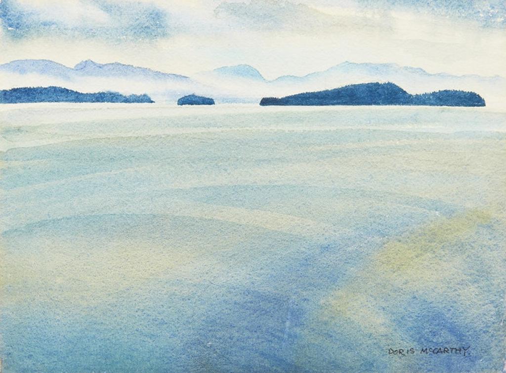 Doris Jean McCarthy (1910-2010) - Landscape (Islands and Clouds)