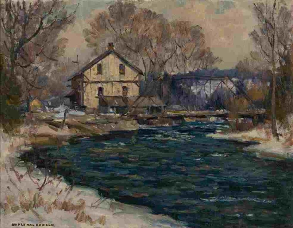 Manly Edward MacDonald (1889-1971) - Mill Scene Early Spring