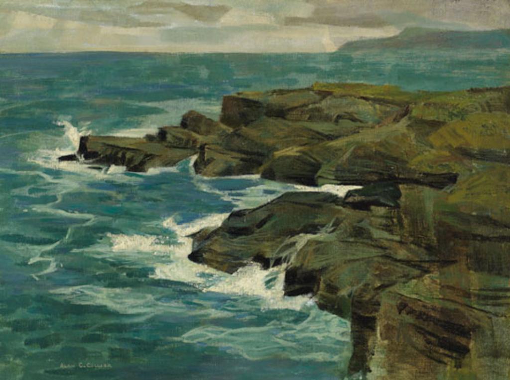 Alan Caswell Collier (1911-1990) - Under Erosion by the Sea