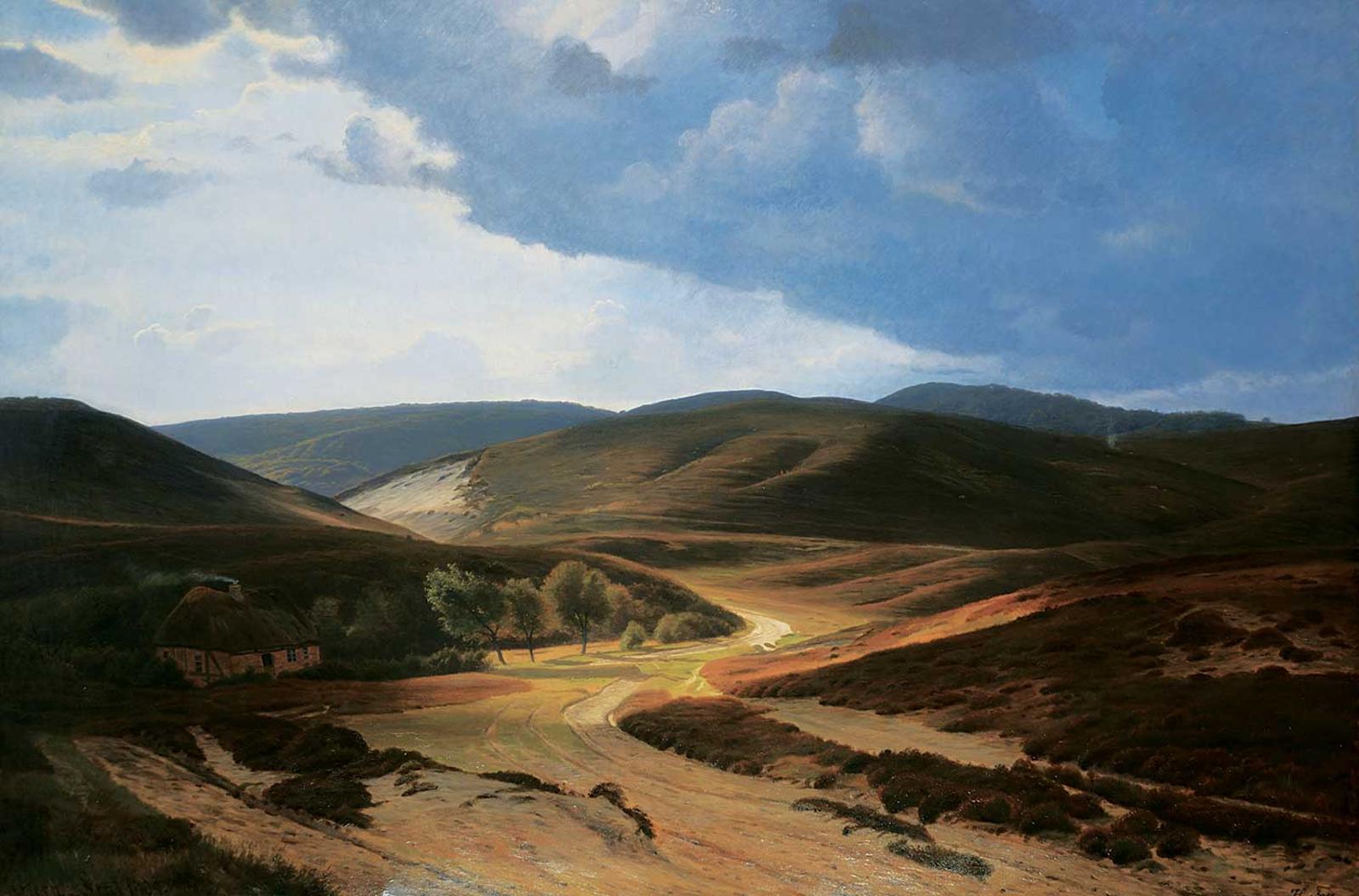 Harald Frederick Foss - Untitled - Road Through the Hills