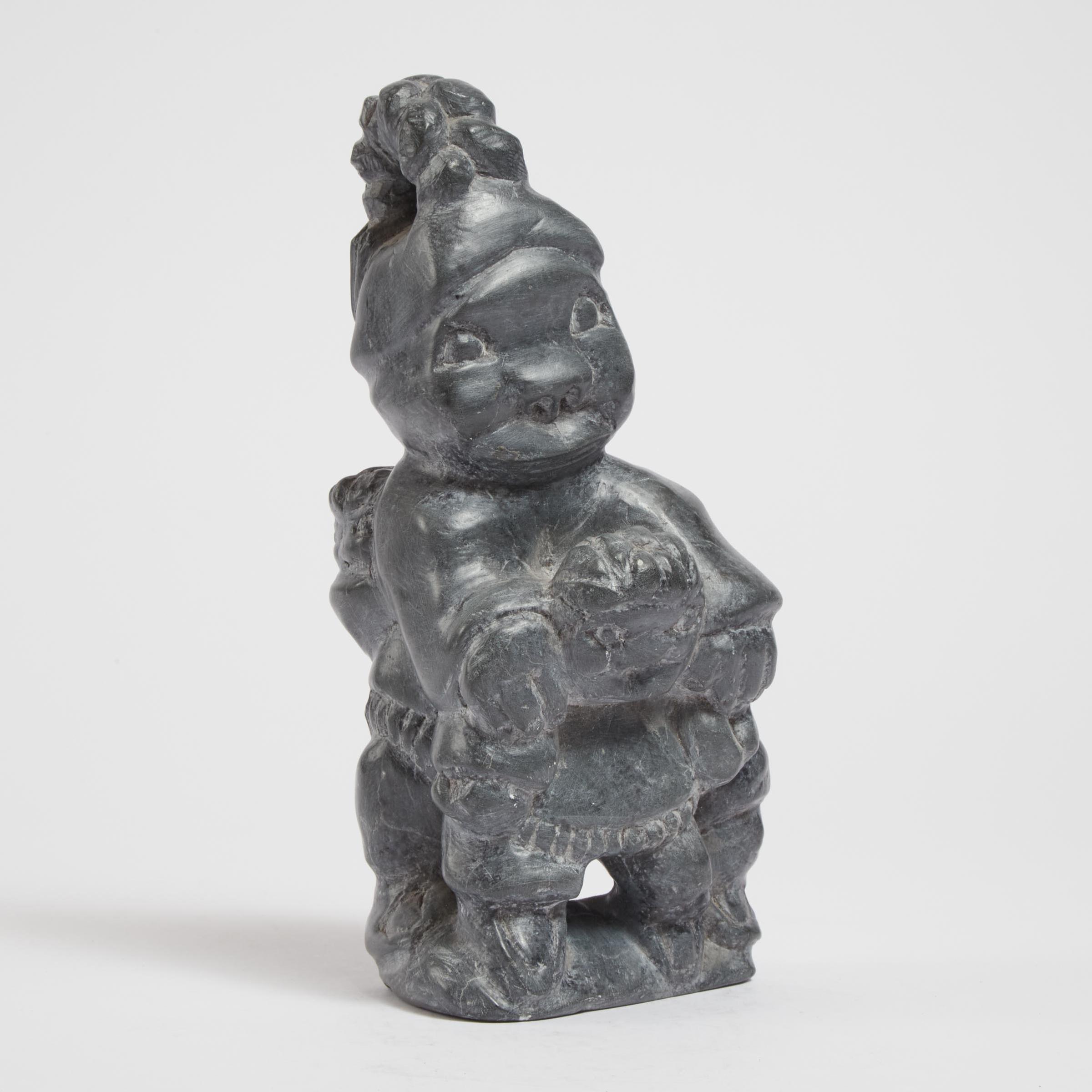 Johnny Inukpuk (1911-2007) - Mother With Children