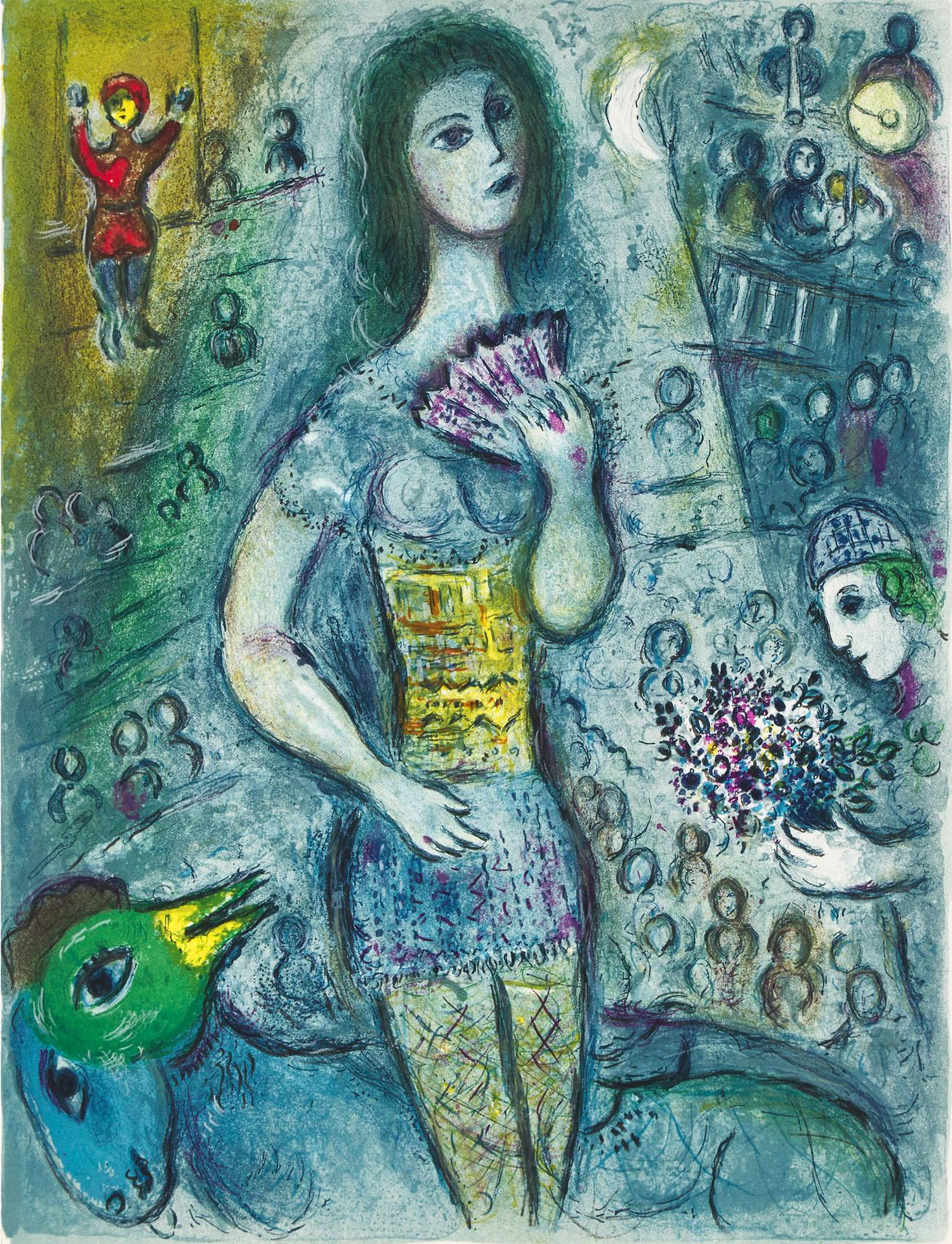 Marc Chagall (1887-1985) - LE CIRQUE, ONE PLATE, 1967 [M. 521; C. BOOKS 68]