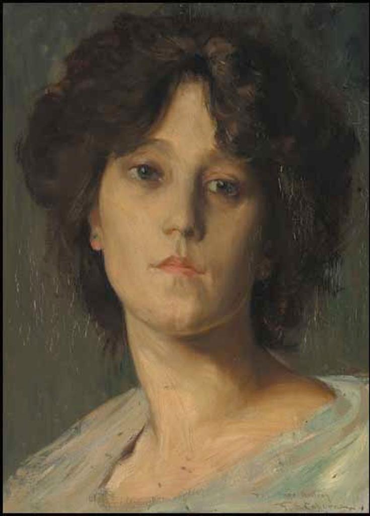 Frederick Simpson Coburn (1871-1960) - Portrait of the Artist's Wife Malvina