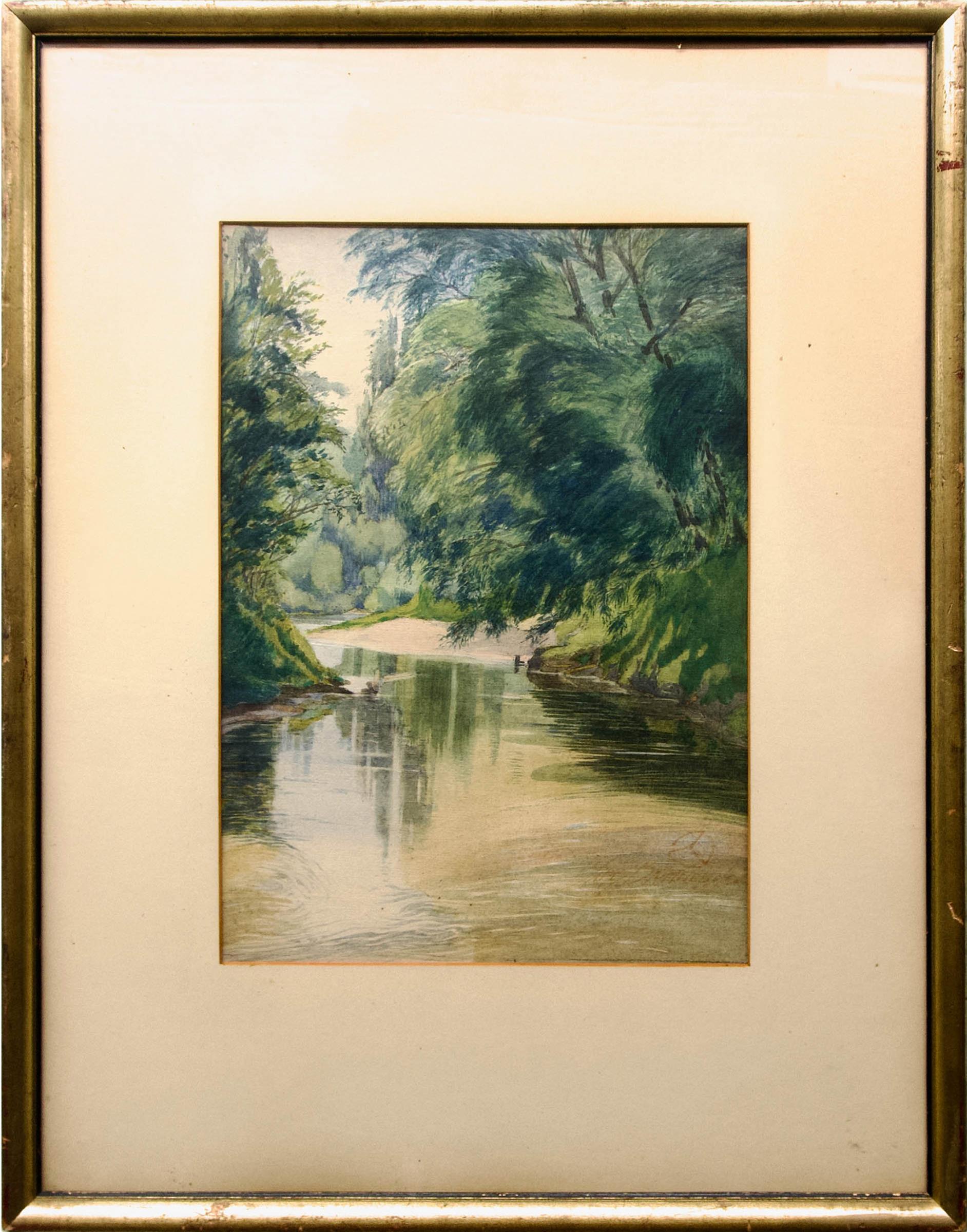 James Jerris Blomfield (1872-1951) - The Stillness Of Summer On The Upper Don Below York Mills, North Toronto