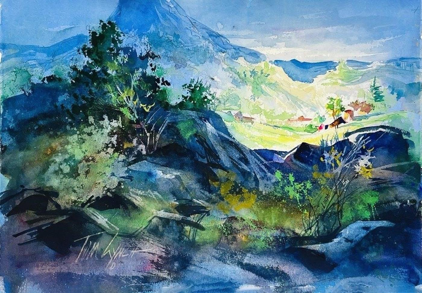 Tom Lynch - watercolour on paper