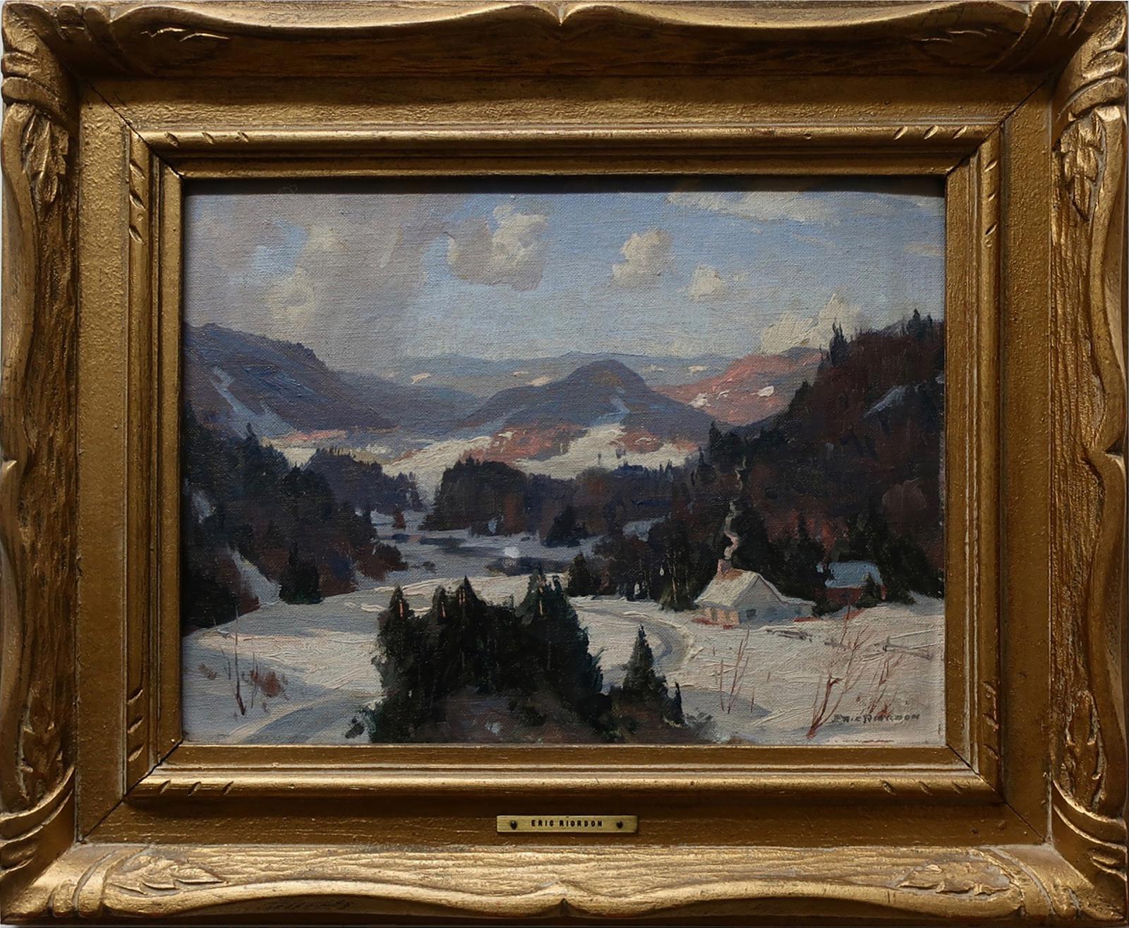 John Eric Benson Riordon (1906-1948) - Untitled (Winter In The Laurentians)