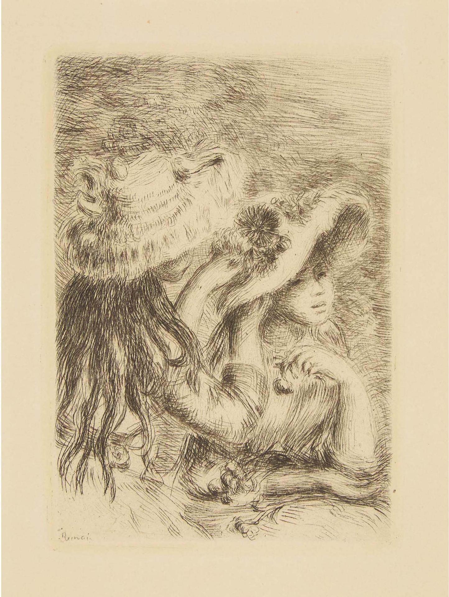 Pierre-Auguste Renoir (1841-1919) - Le Chapeau Epinglé, 3e Planche, Circa 1894 [d. 8, S. 8]