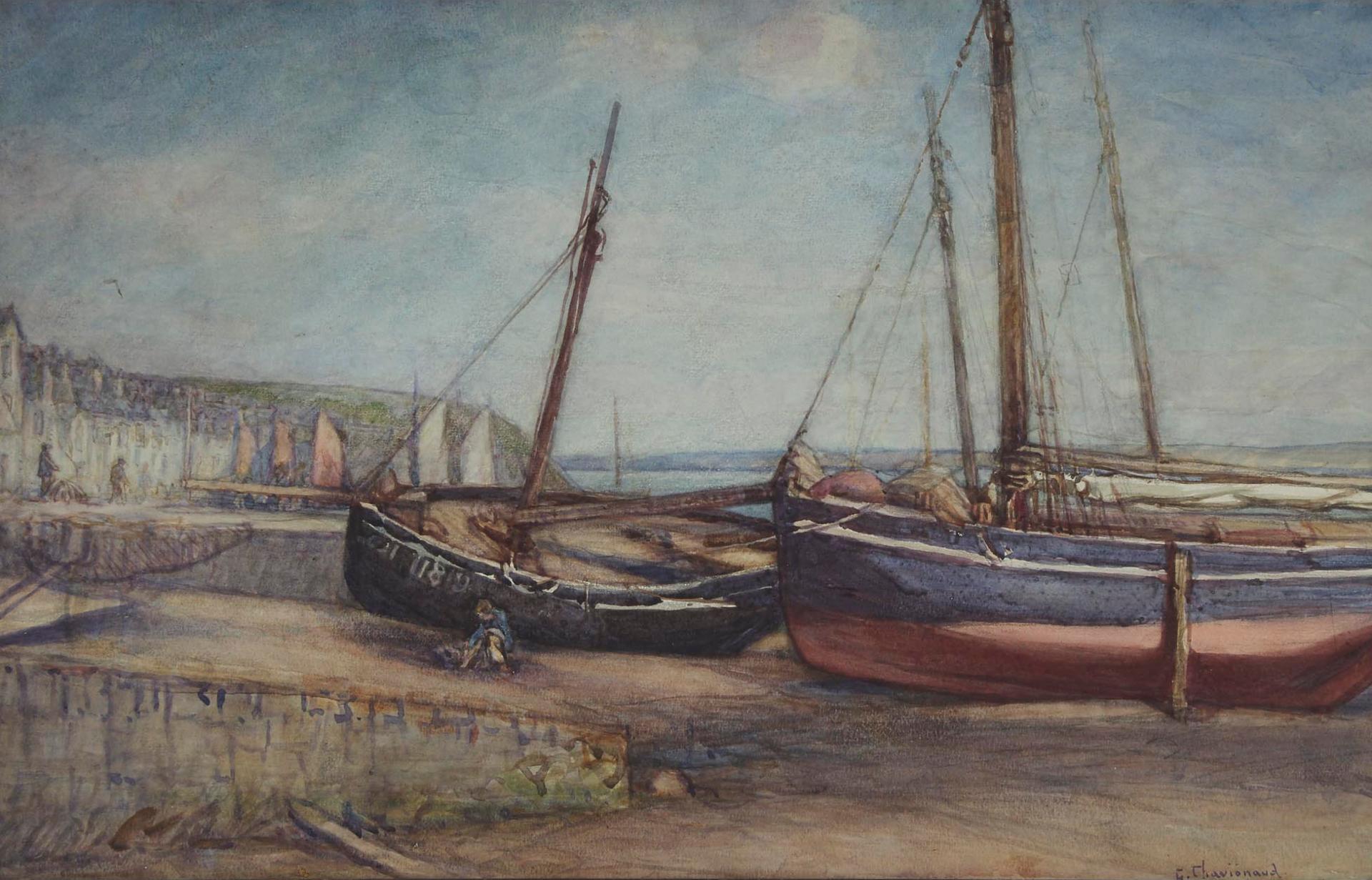 Georges Chavignaud (1865-1944) - Boats At Nelwyn