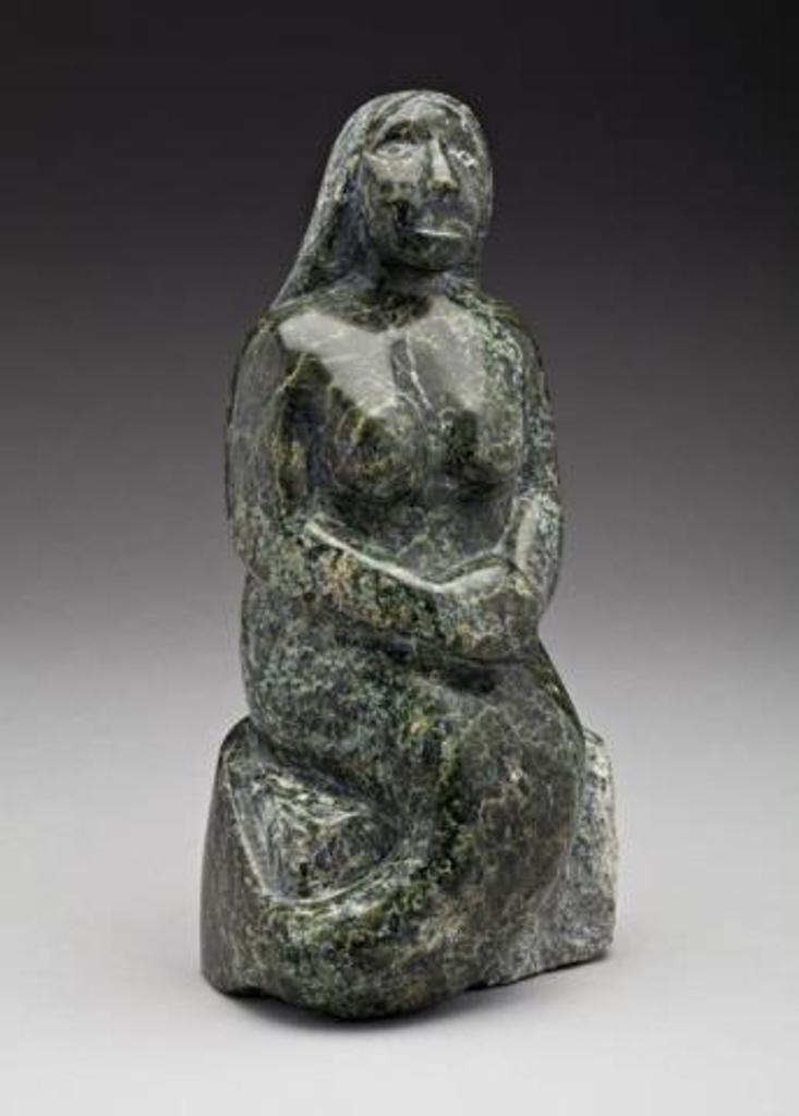 Oviloo Tunnillie (1949-2014) - Sea Goddess Seated on a Rock, ca. 2004