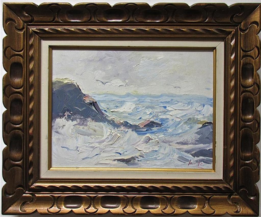 Fernand Labelle (1934-2012) - Crashing Surf