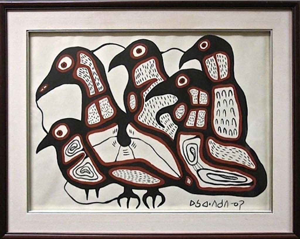 Norval H. Morrisseau (1931-2007) - Untitled (Family Of Five)