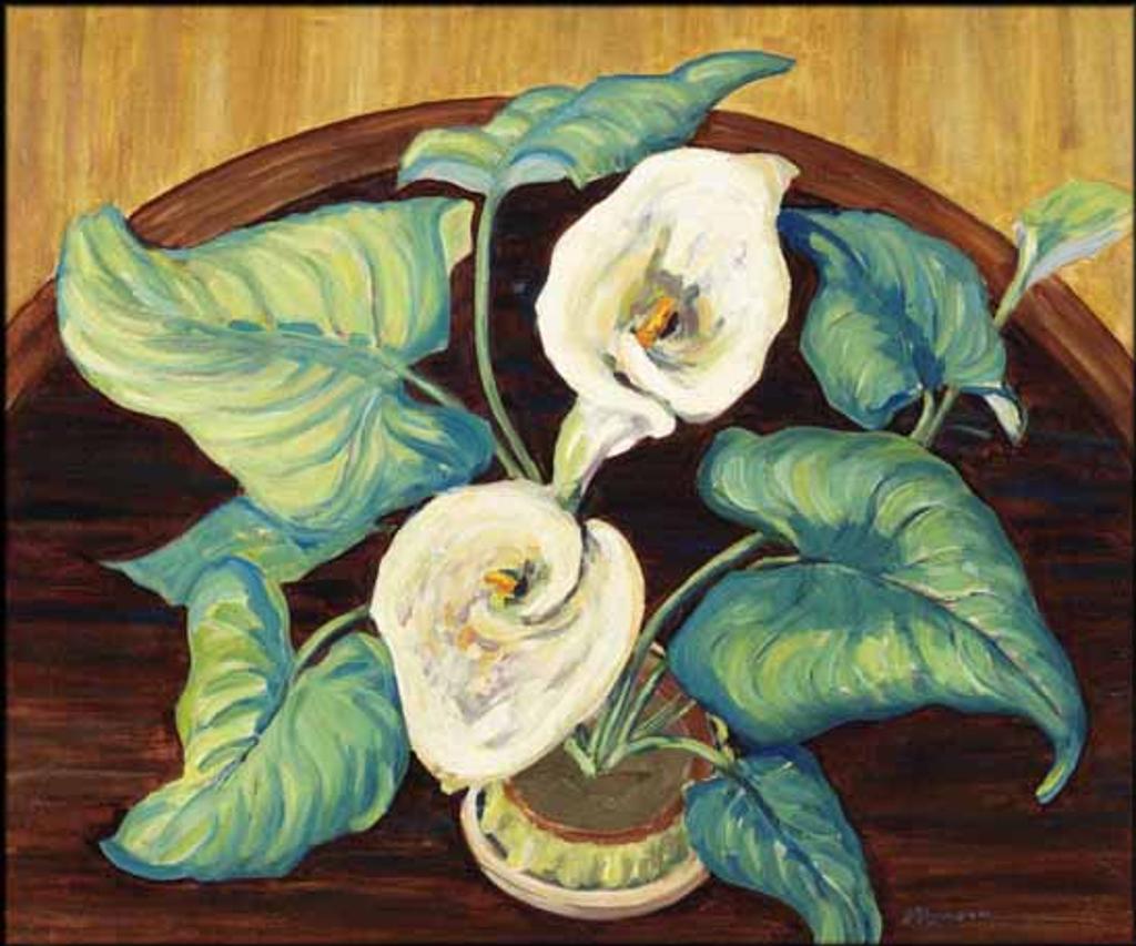 Edith Grace (Lawson) Coombs (1890-1986) - Floral Pattern - Callas