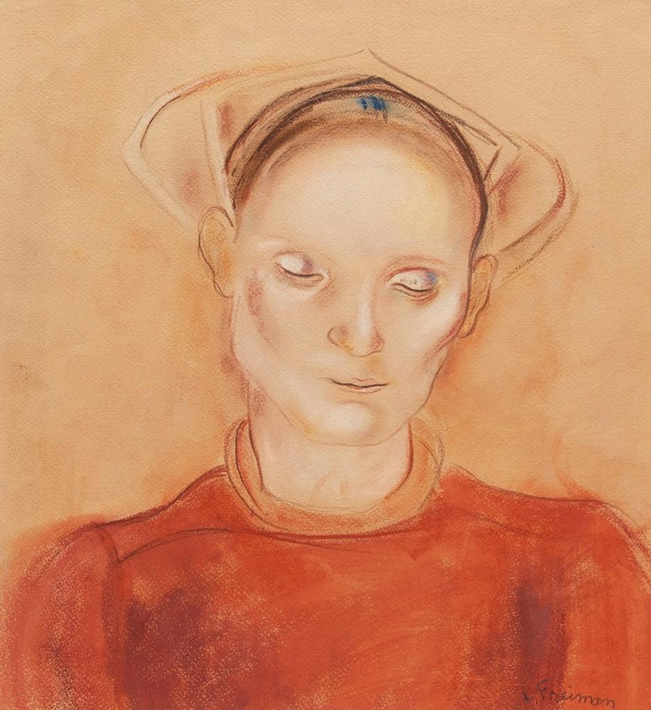 Lillian Freiman (1908-1986) - Woman with Bonnet