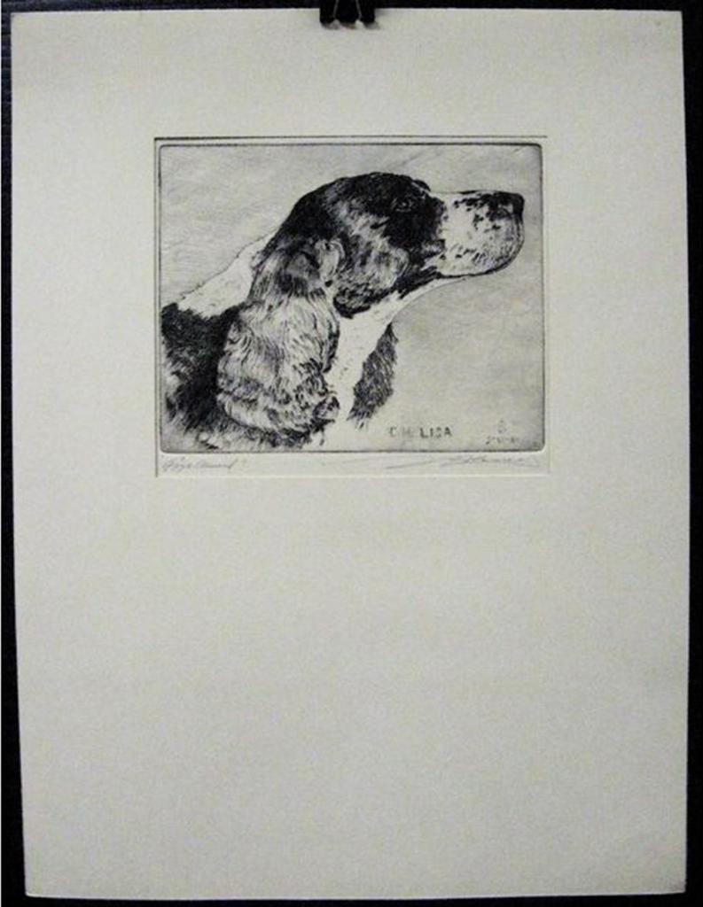 Malte Sterner (1903-1952) - Ch. Lisa (Spaniel)