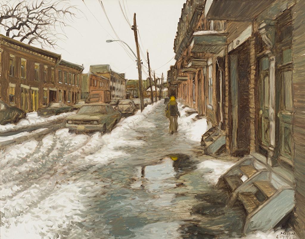 John Geoffrey Caruthers Little (1928-1984) - St Charles Street Towards Ropery, Pointe-St-Charles