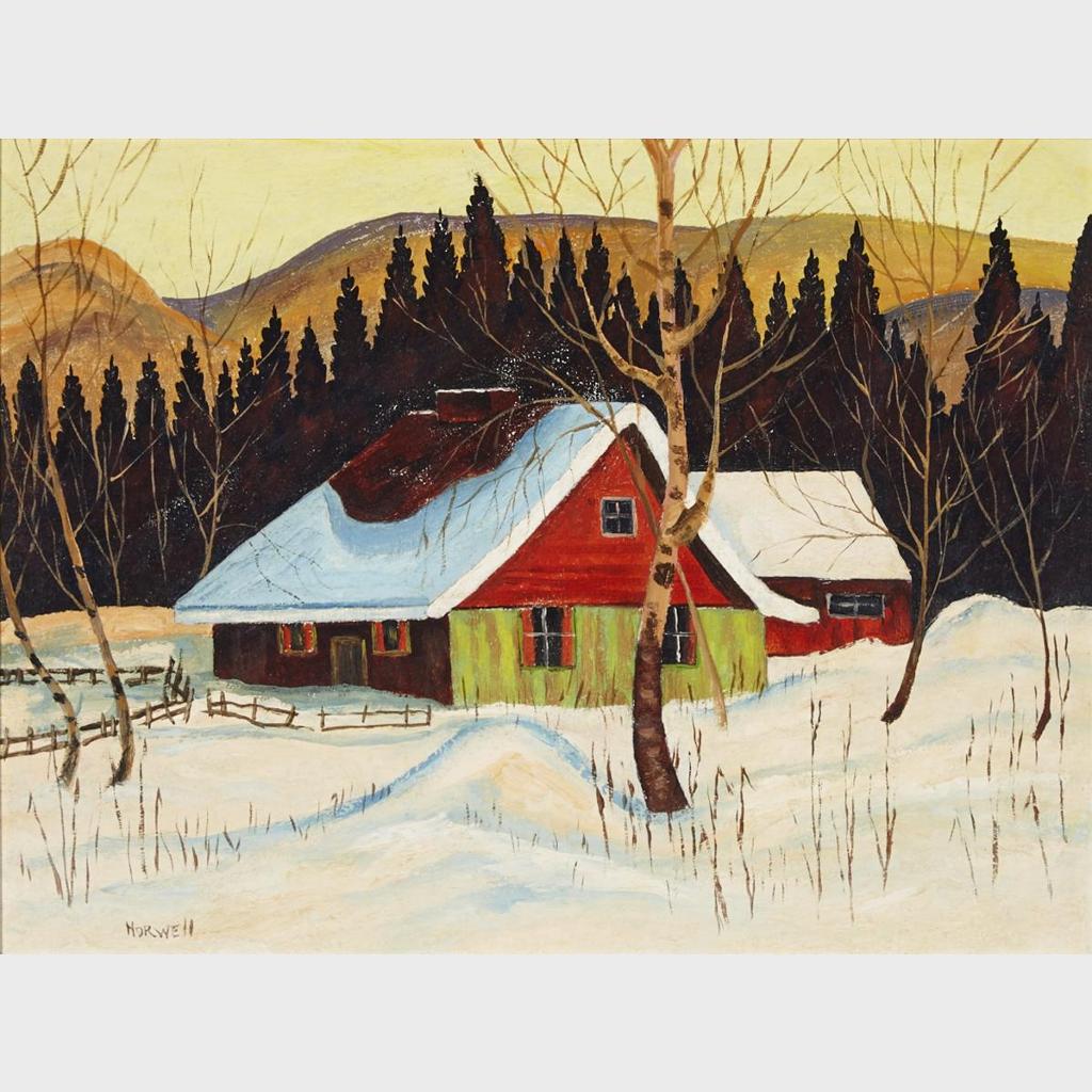 Graham Norble Norwell (1901-1967) - Habitant Farmhouse, Quebec