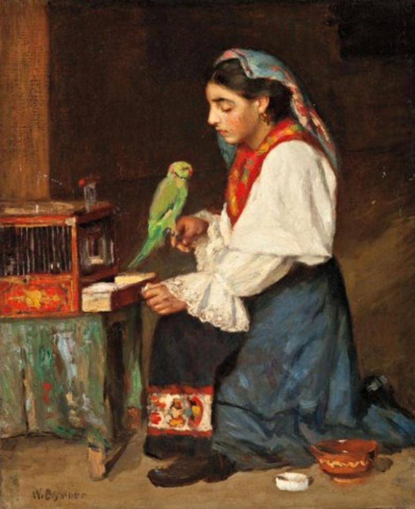 William Brymner (1855-1925) - Gypsy Girl