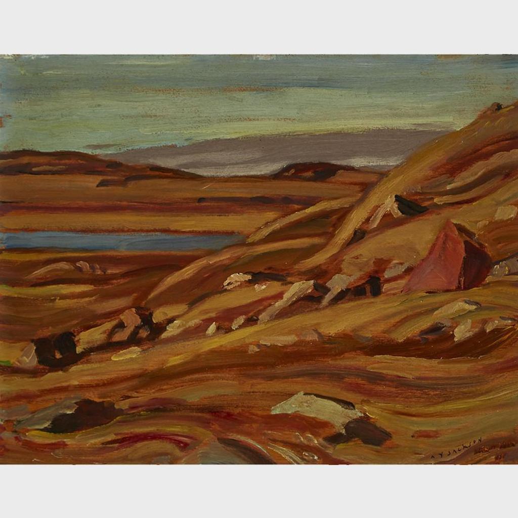 Alexander Young (A. Y.) Jackson (1882-1974) - Morning, Teshierpi Mts