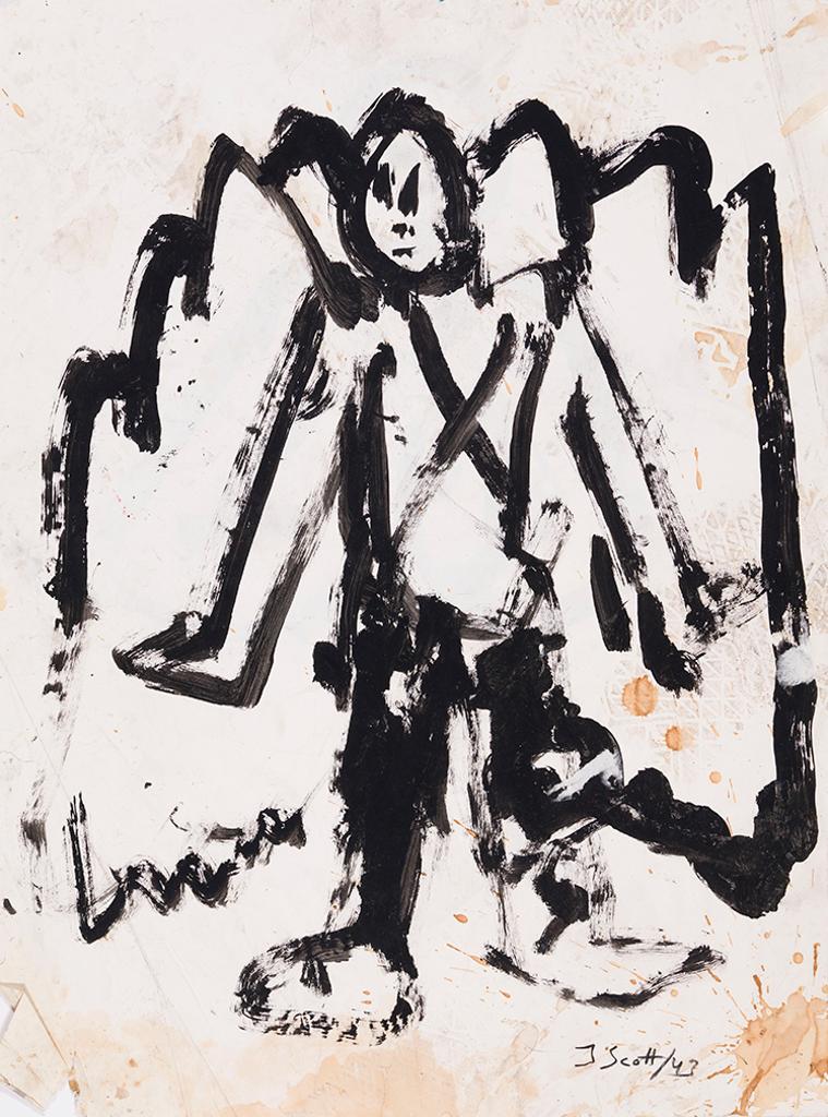 John Tarrell Scott (1950-2007) - Standing Figure / Figure (verso)