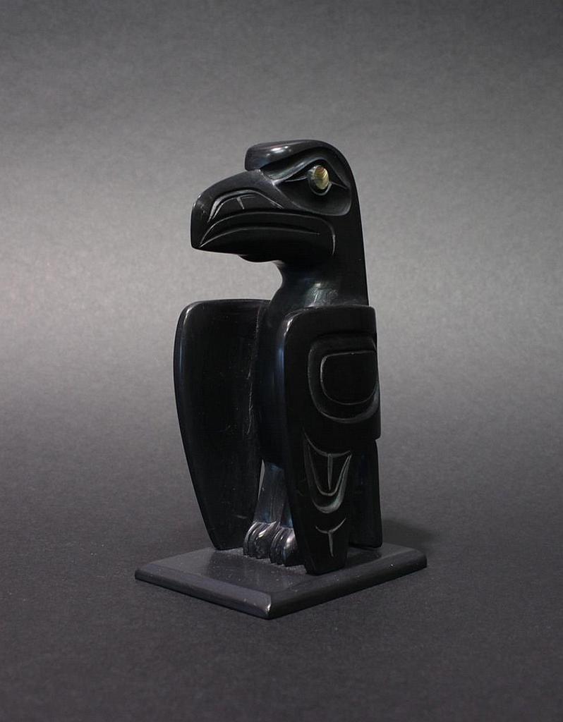 Norm Russ - a carved argillite Eagle