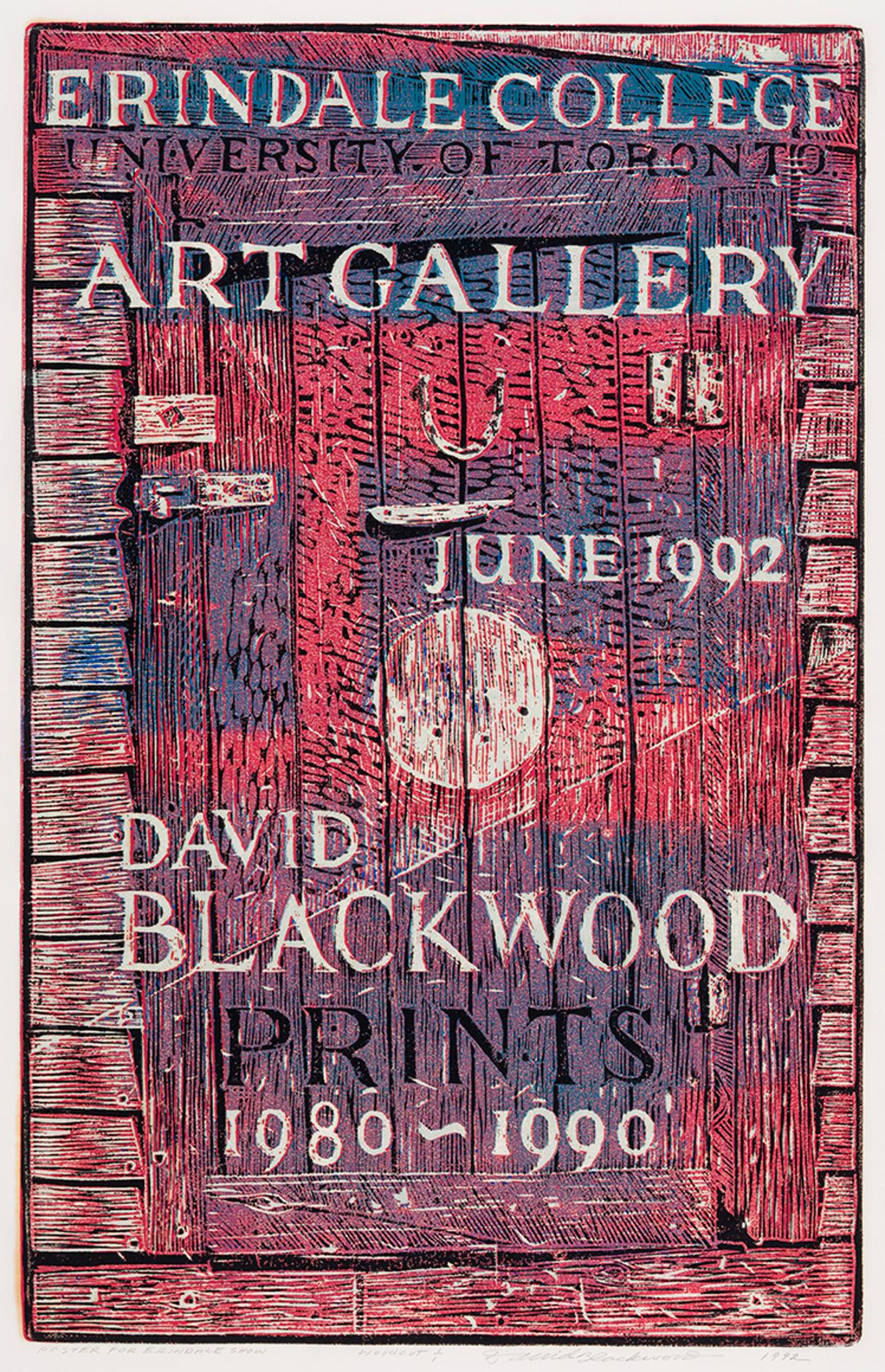 David Lloyd Blackwood (1941-2022) - Poster for Erindale