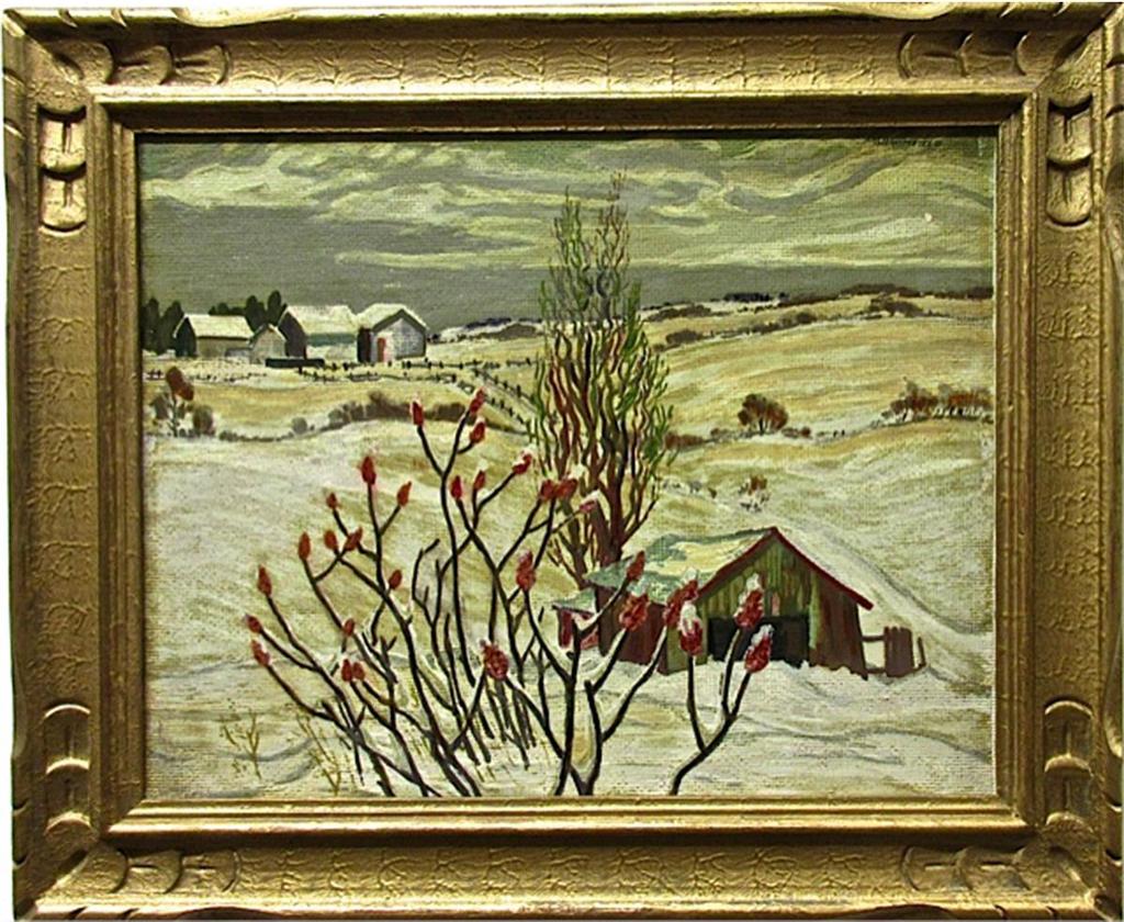 Adolphus George Broomfield (1906-1992) - Farm In Winter