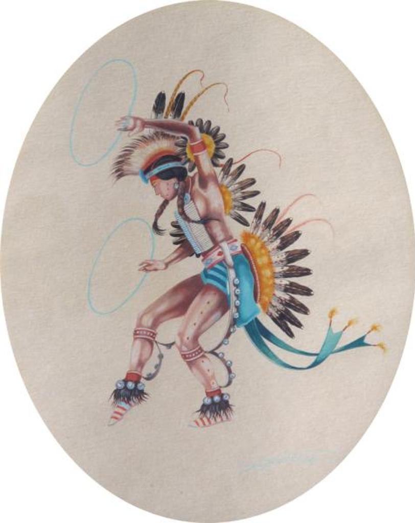 Gerald T. Tailfeathers (1925-1975) - Hoop Dancer / Ceremonial Dance; 1966