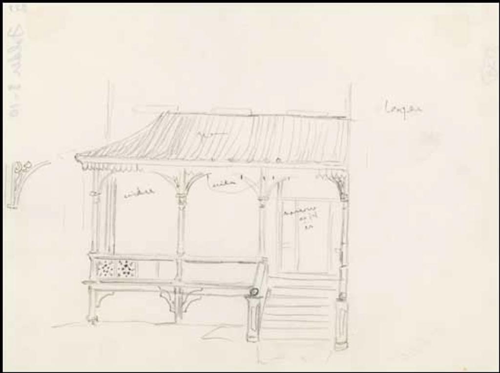 Lawren Stewart Harris (1885-1970) - Architectural Sketch 8 - 10
