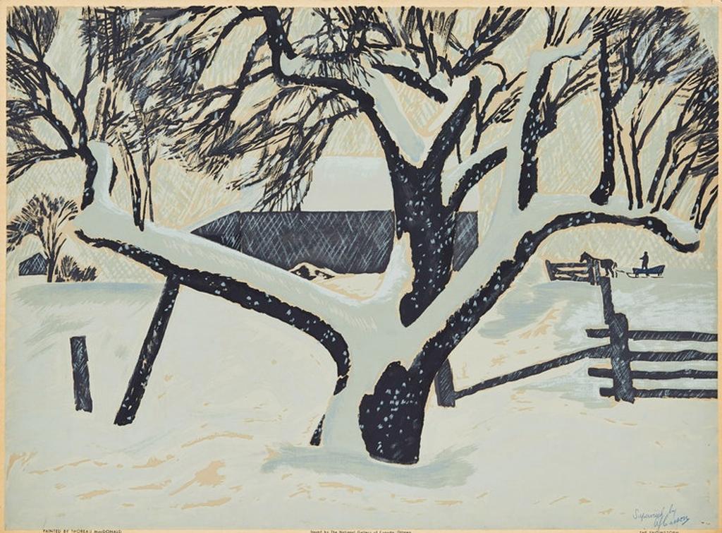 Thoreau MacDonald (1901-1989) - The Snowstorm