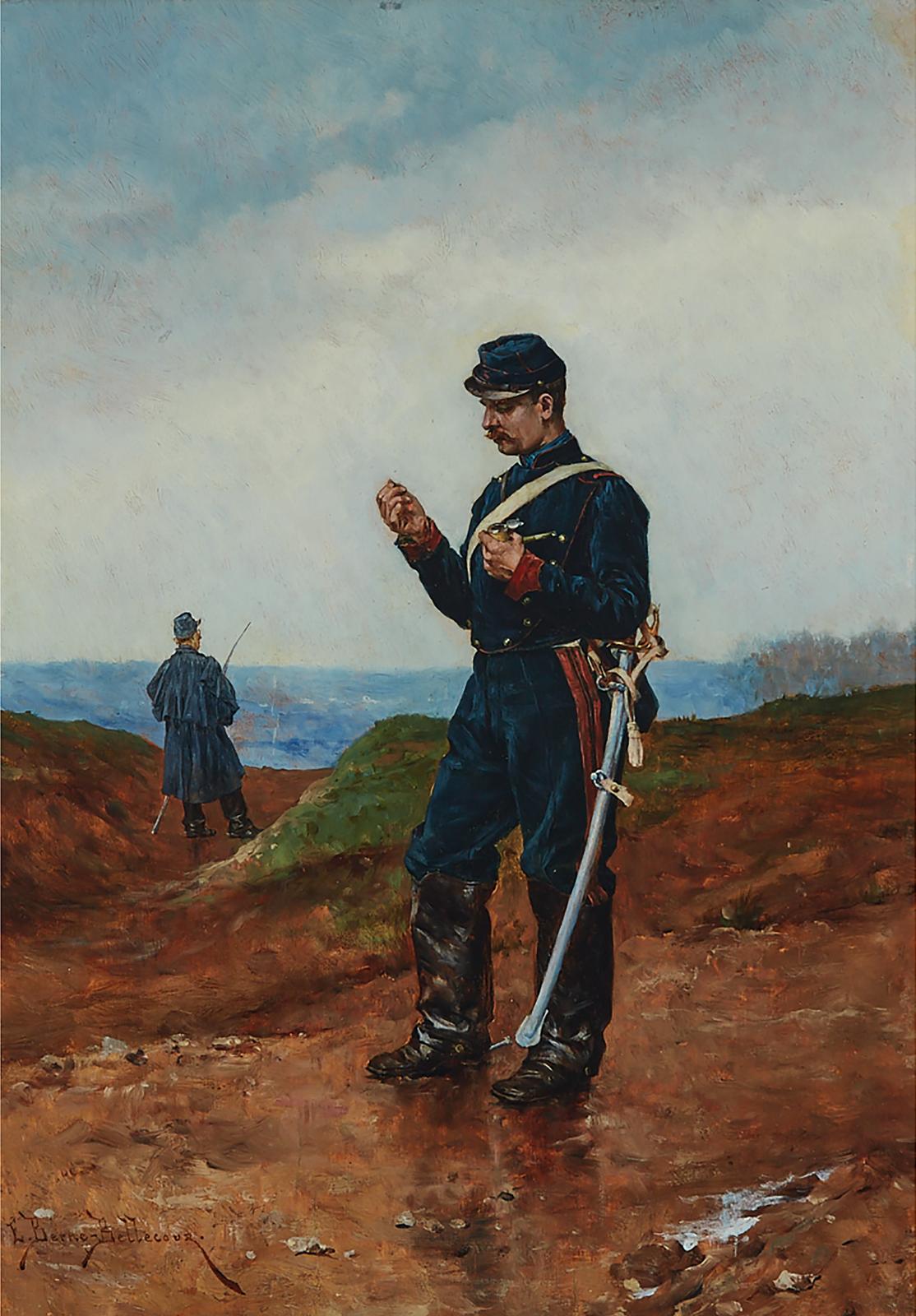 Étienne Prosper Berne-Bellecoeur (1838-1910) - The Picket