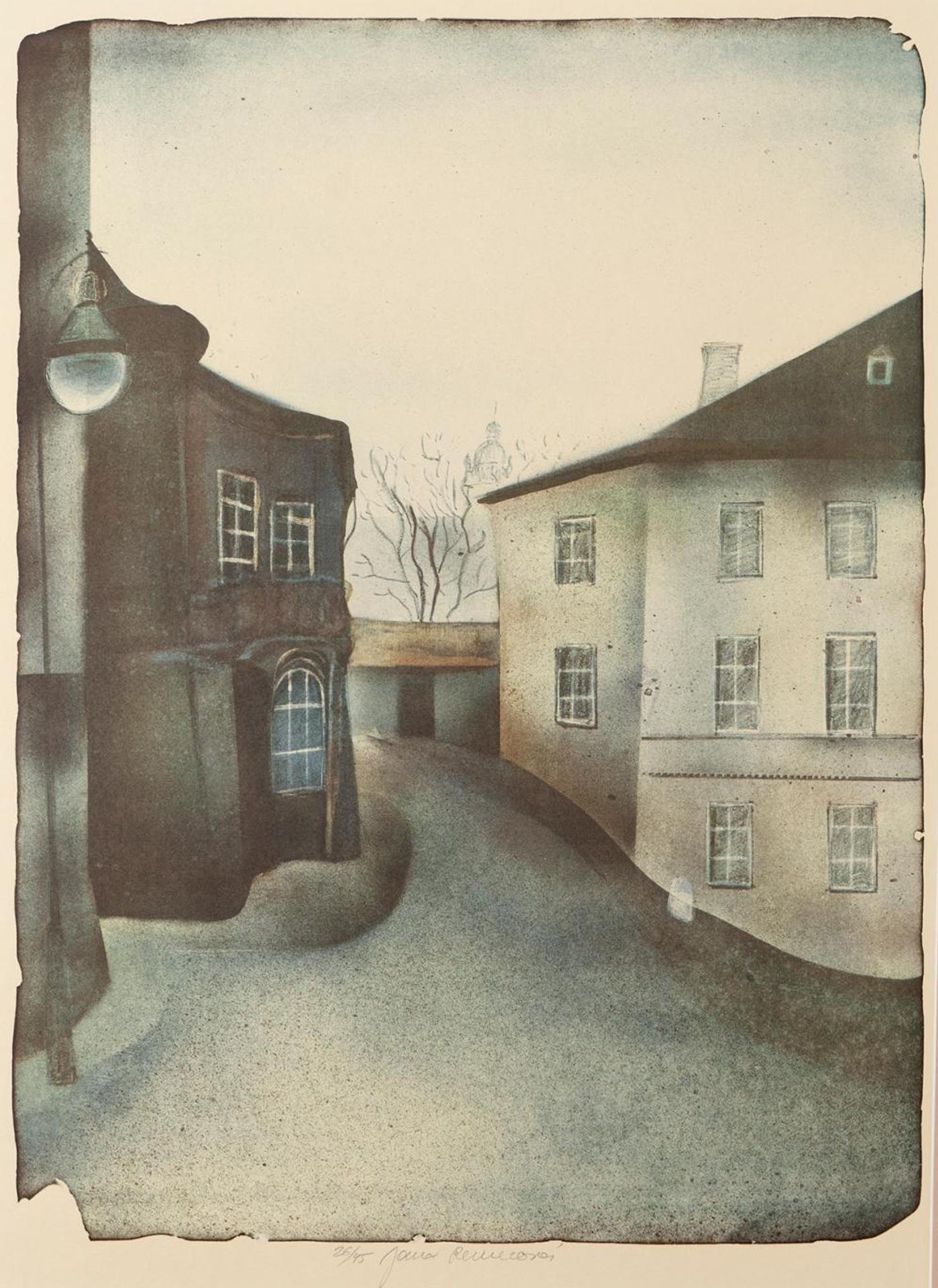 Jana Reinerova (1946) - Untitled (Street with Streetlight)