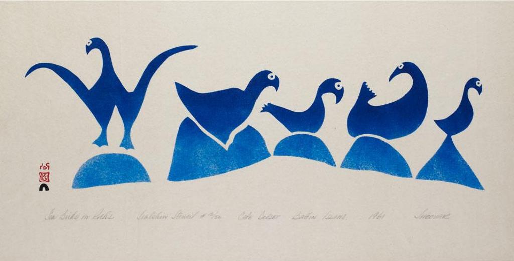 Sheouak (1923-1961) - Sea Birds On Rocks