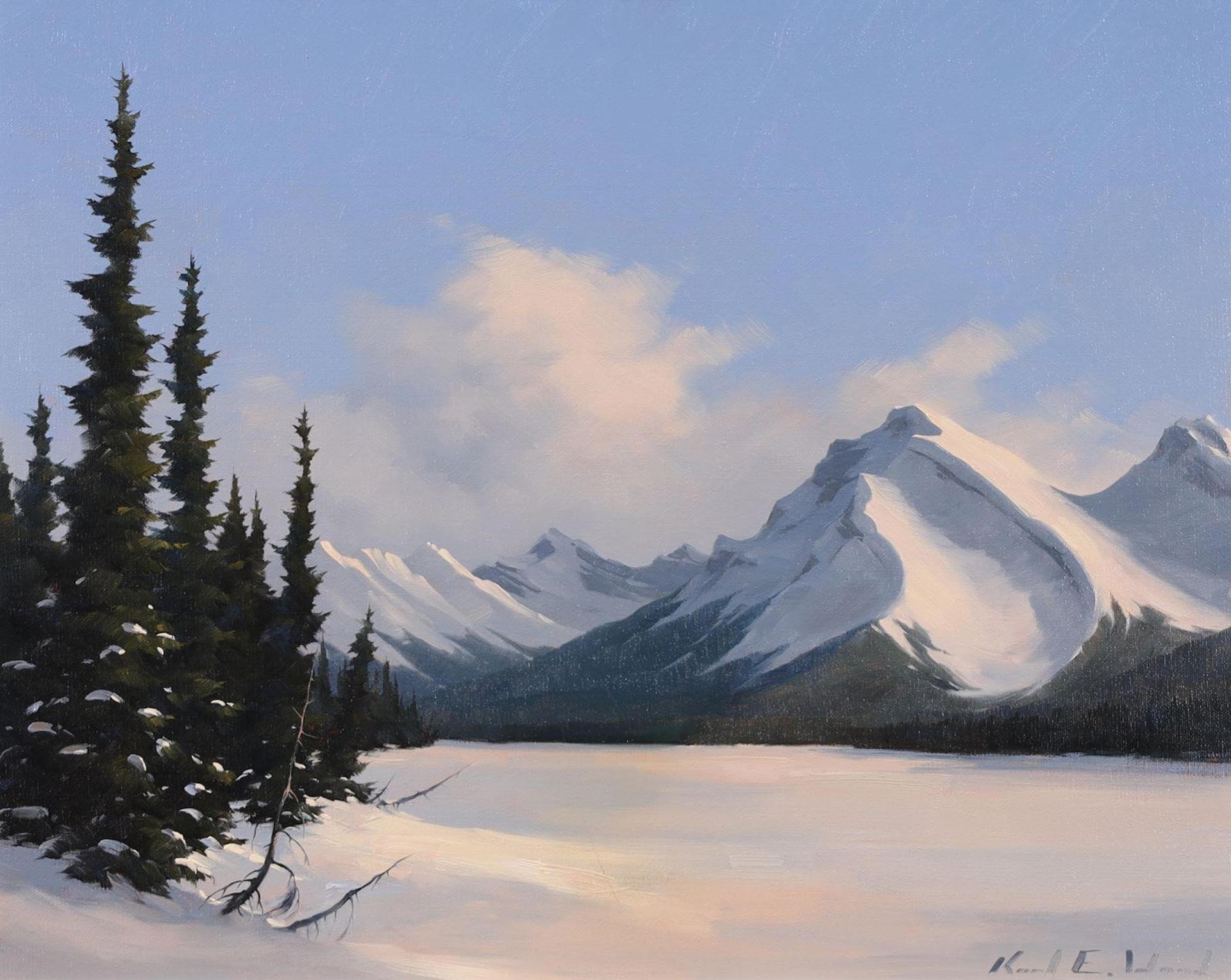 Karl E. Wood (1944-1990) - North Saskatchewan River (Approx. 95 Mi. N.E. Of Lake Louise)